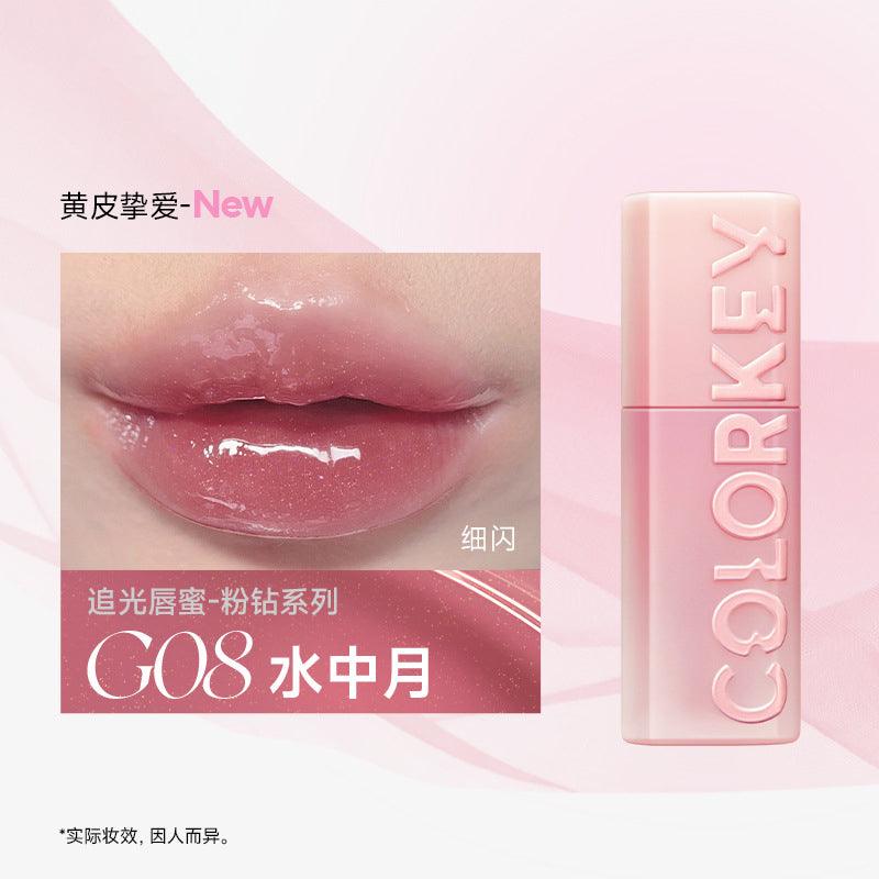 COLORKEY Chasing Light Lip Gloss 3g Highlight Mirror Hydroscopic 3D - Peachy Glam