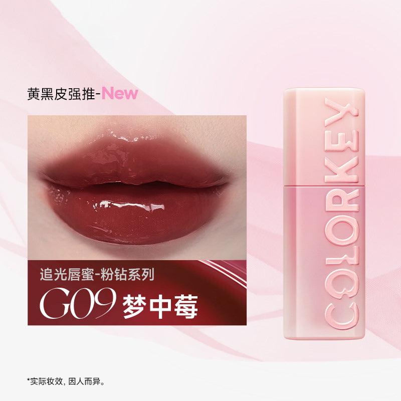 COLORKEY Chasing Light Lip Gloss 3g Highlight Mirror Hydroscopic 3D - Peachy Glam