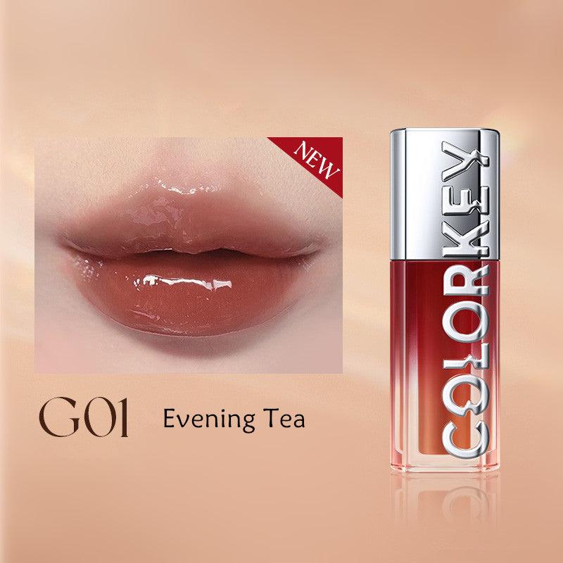COLORKEY Chasing Light Lip Gloss 3g Highlight Mirror Hydroscopic 3D - Peachy Glam