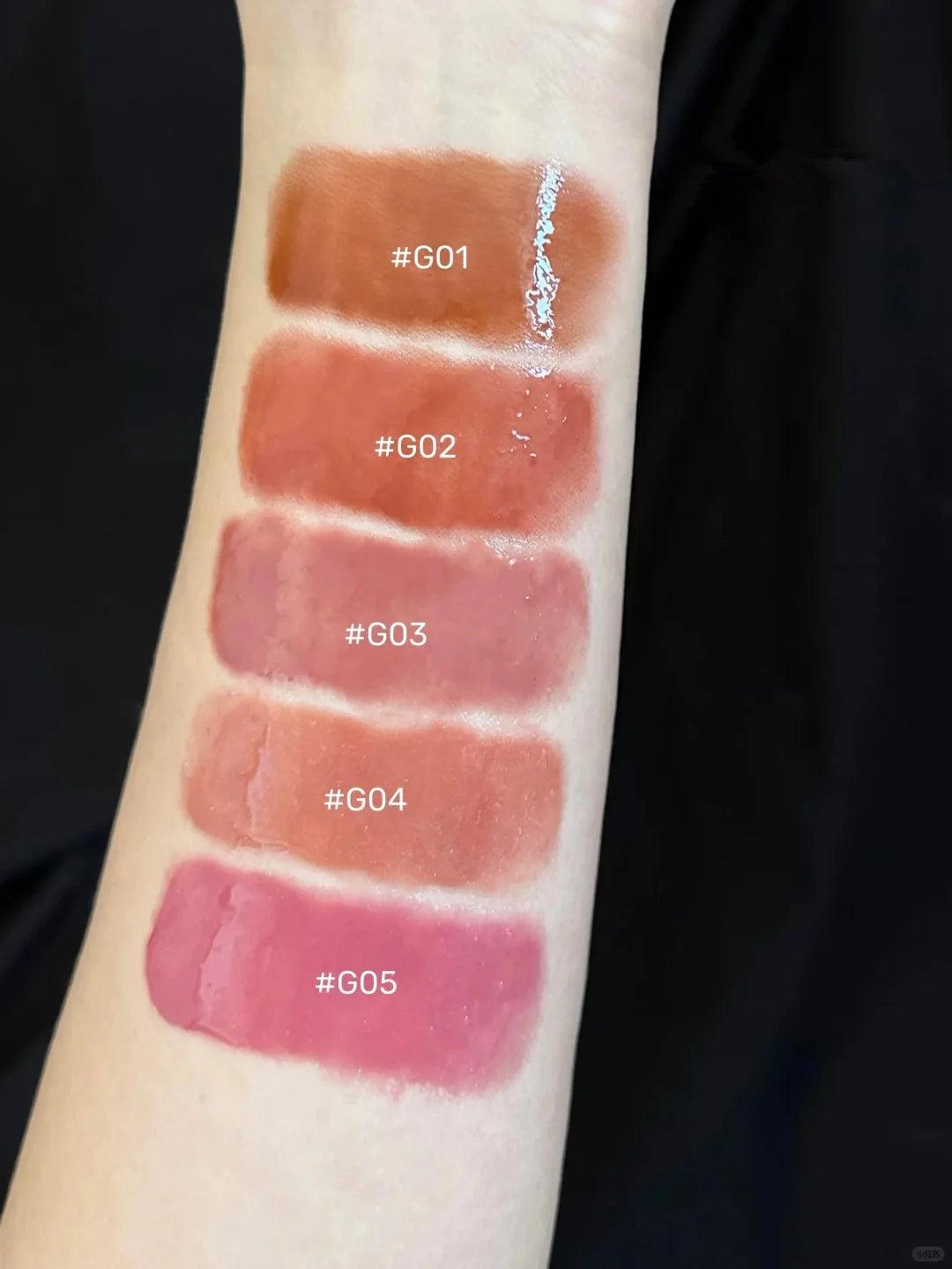 COLORKEY Chasing Light Lip Gloss 3g Highlight Mirror Hydroscopic 3D - Peachy Glam