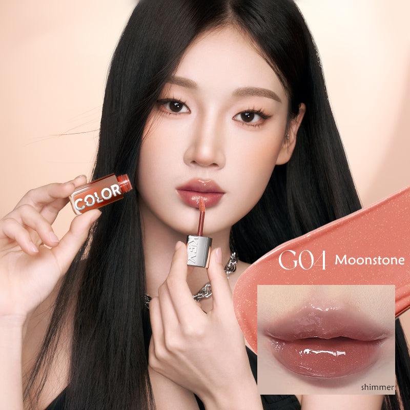 COLORKEY Chasing Light Lip Gloss 3g Highlight Mirror Hydroscopic 3D - Peachy Glam