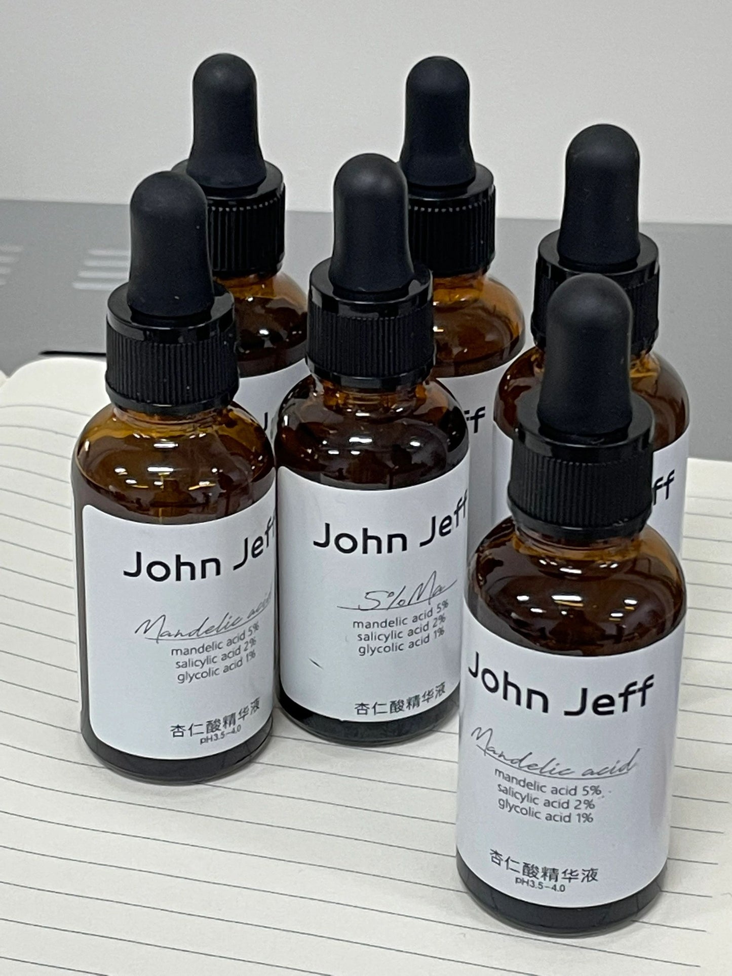 John Jeff Mandelic Acid 5% Facial Essence 30ml Anti-acne Essence - Peachy Glam