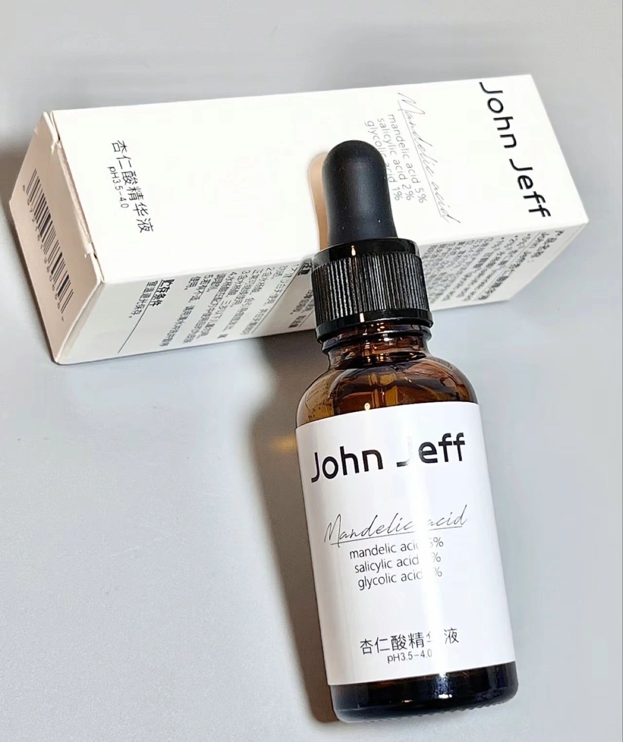John Jeff Mandelic Acid 5% Facial Essence 30ml Anti-acne Essence - Peachy Glam