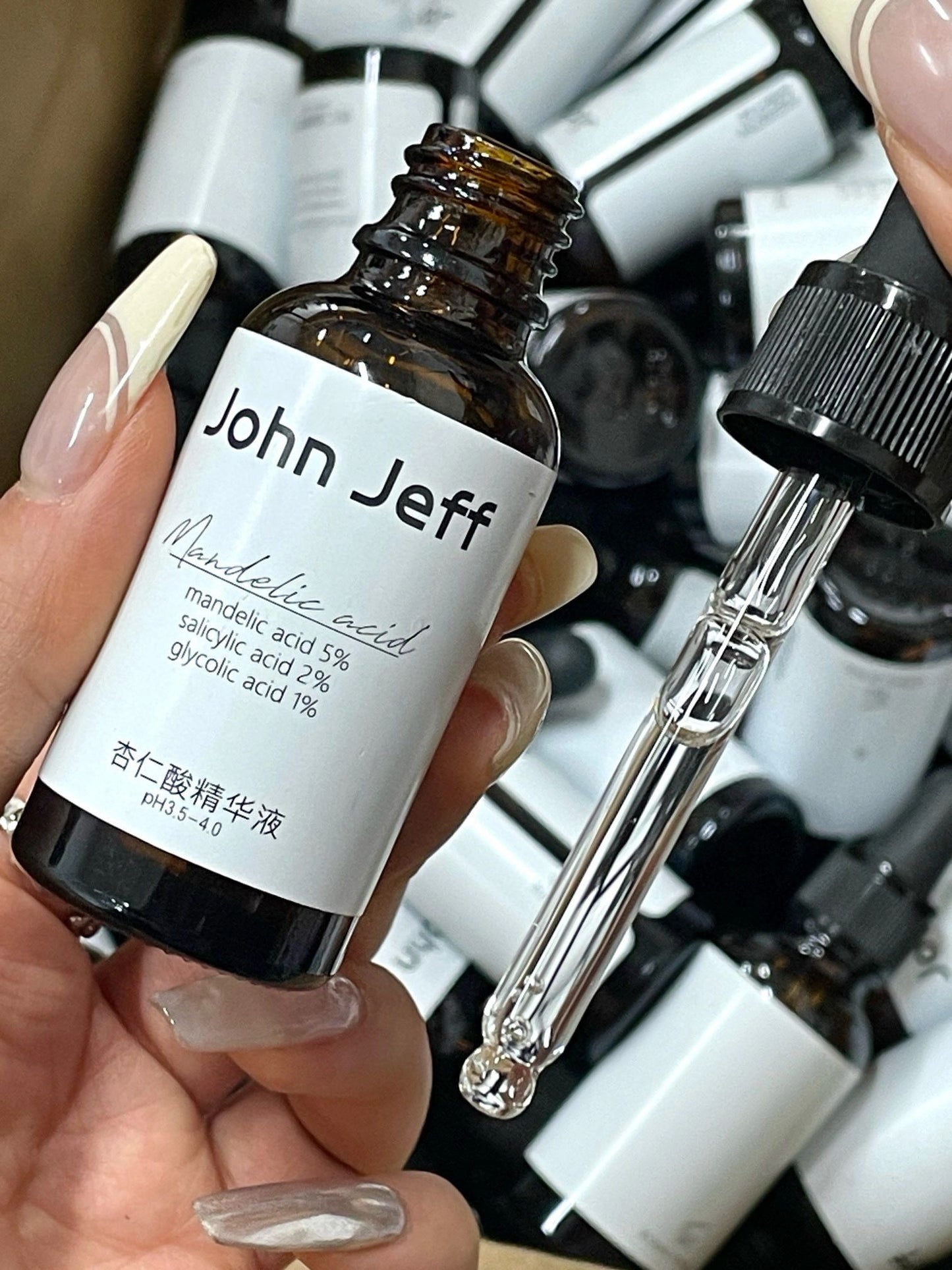 John Jeff Mandelic Acid 5% Facial Essence 30ml Anti-acne Essence - Peachy Glam