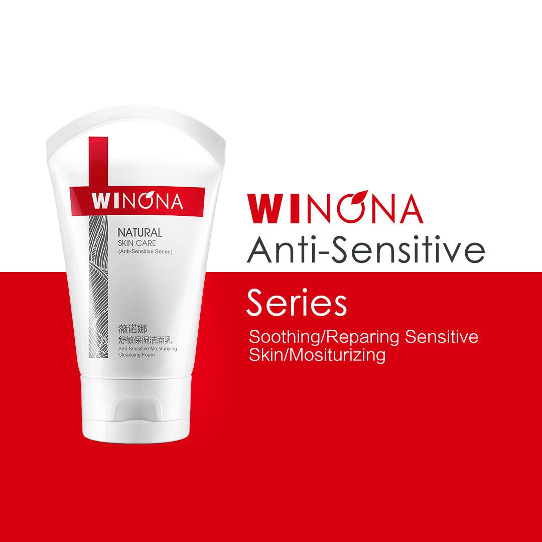 WINONA Anti-Sensitive Series Moisturizing & Soothing Facial Cleanser - Peachy Glam