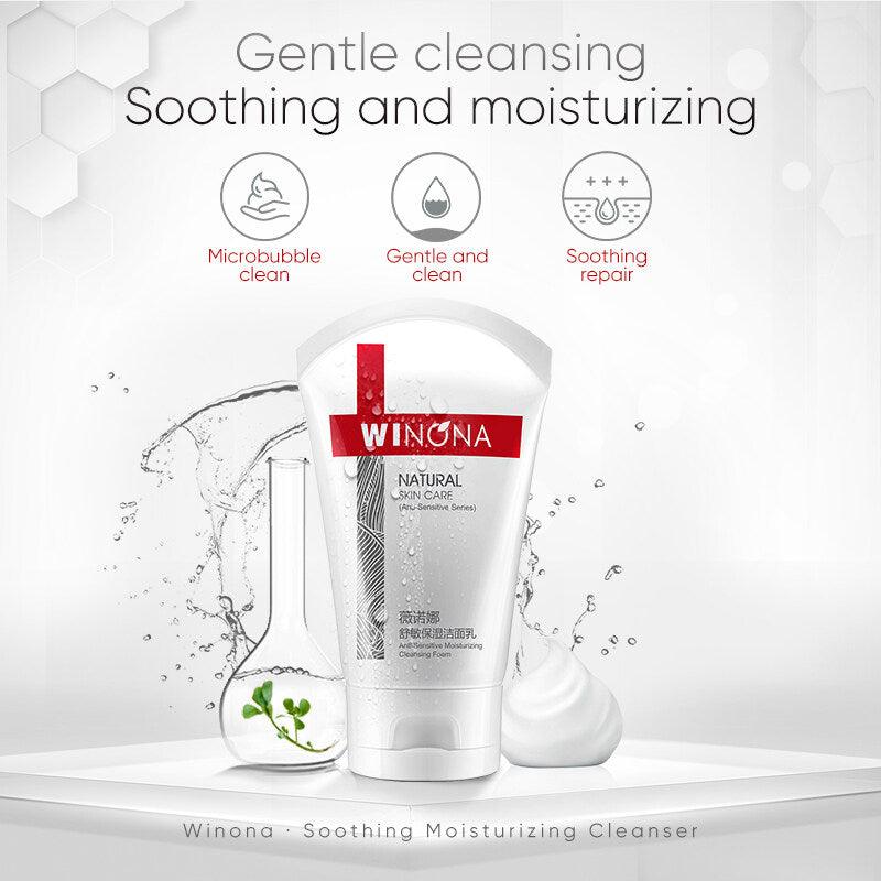 WINONA Anti-Sensitive Series Moisturizing & Soothing Facial Cleanser - Peachy Glam