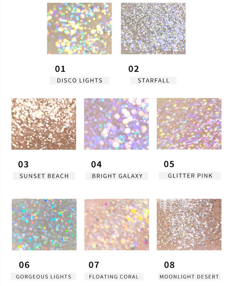 UNNY CLUB Shimmer Pearlescent Liquid Eyeshadow - Peachy Glam