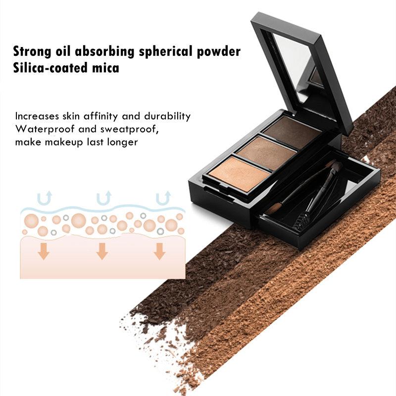 UNNY CLUB Organic Waterproof Eyebrow Powder - Peachy Glam