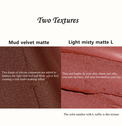 JOOCYEE Muddy Gloss Series Velvet Matte Lip Glaze - Peachy Glam