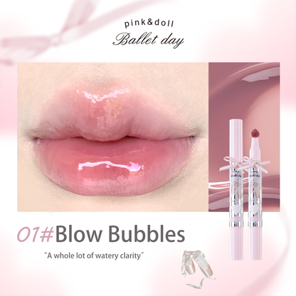 FLORTTE Bowknot Series Lip Gloss 1.8g - Peachy Glam