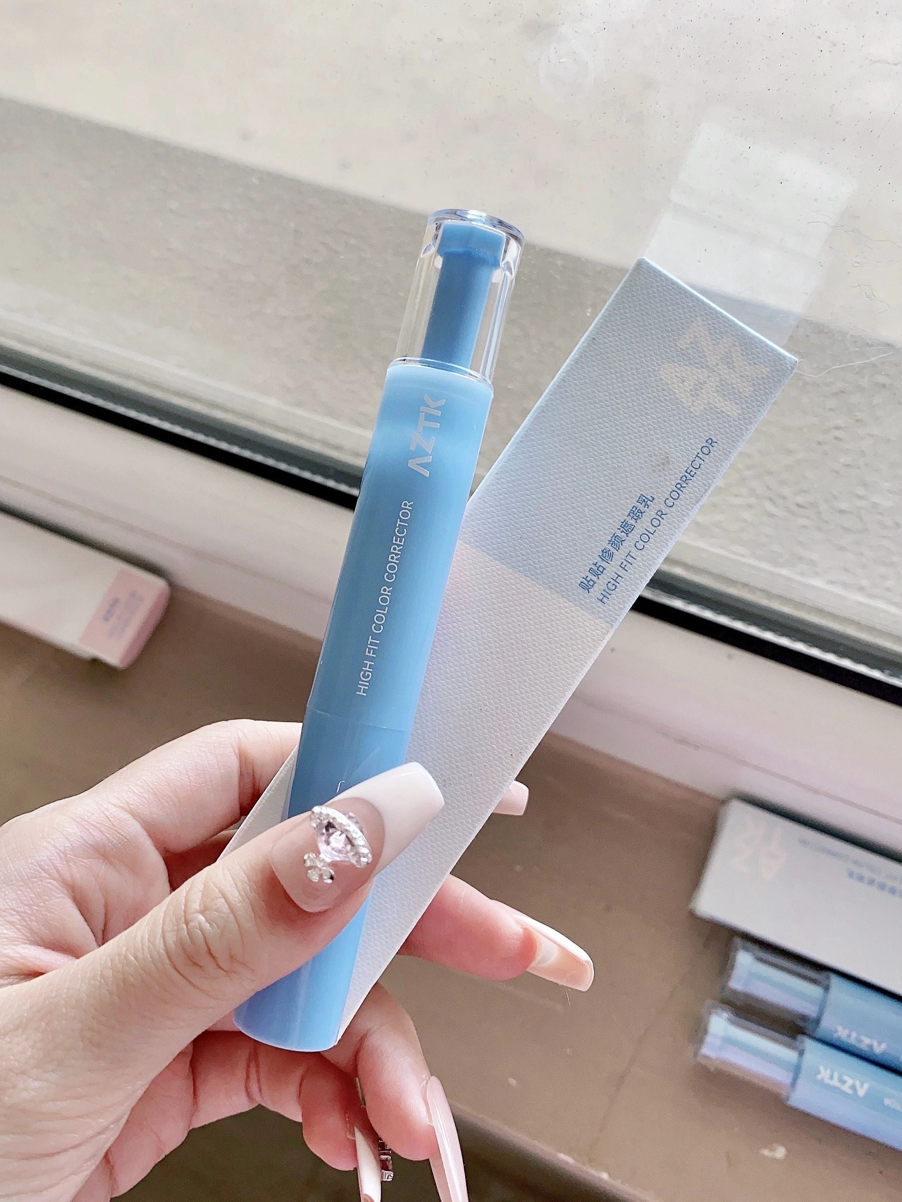 AZTK Liquid Concealer Pen 4.6g High Fit Color Corrector - Peachy Glam