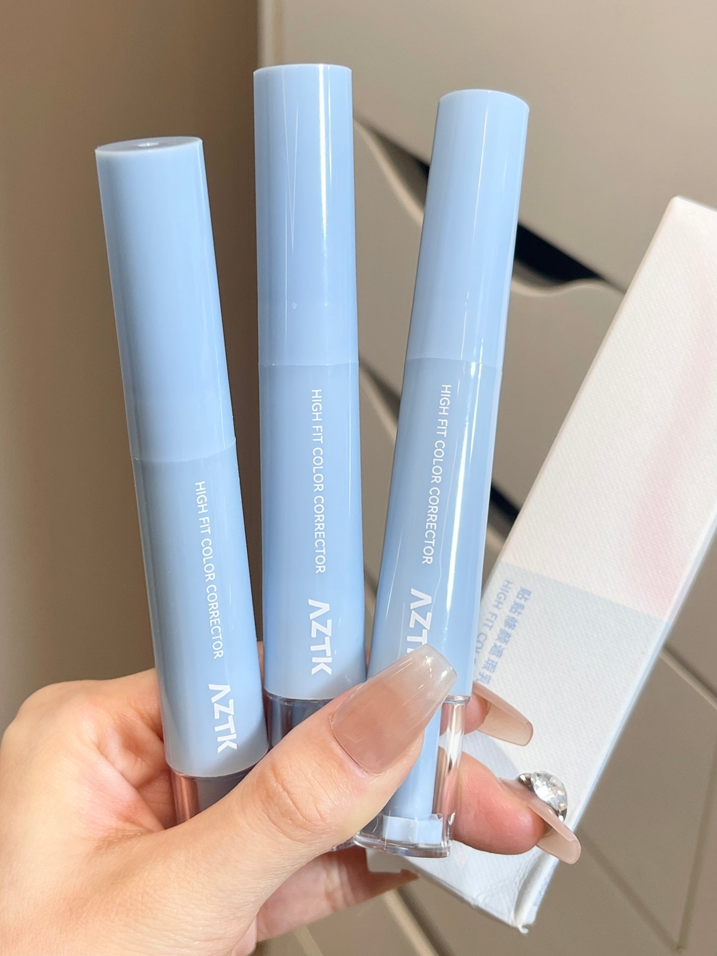 AZTK Liquid Concealer Pen 4.6g High Fit Color Corrector - Peachy Glam