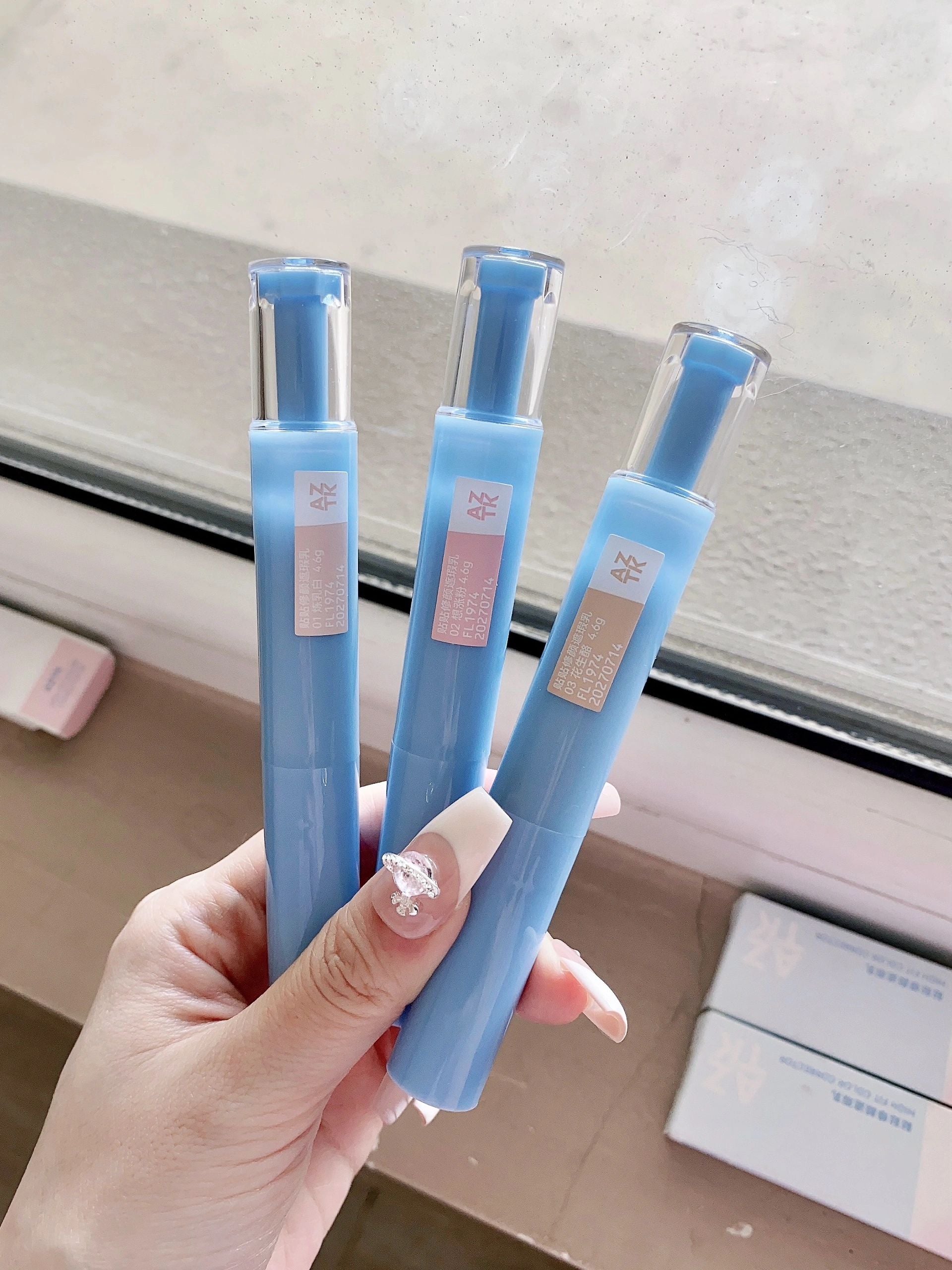 AZTK Liquid Concealer Pen 4.6g High Fit Color Corrector - Peachy Glam