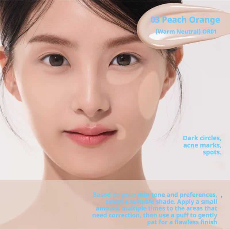 AZTK Liquid Concealer Pen 4.6g High Fit Color Corrector - Peachy Glam