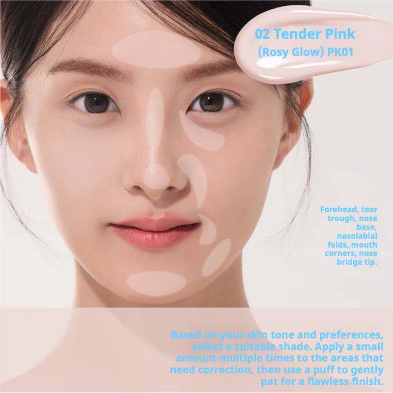 AZTK Liquid Concealer Pen 4.6g High Fit Color Corrector - Peachy Glam