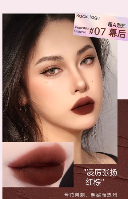 CARMELA Gothic Matte Lip Mud Lip Gloss for Halloween 6.5g - Peachy Glam