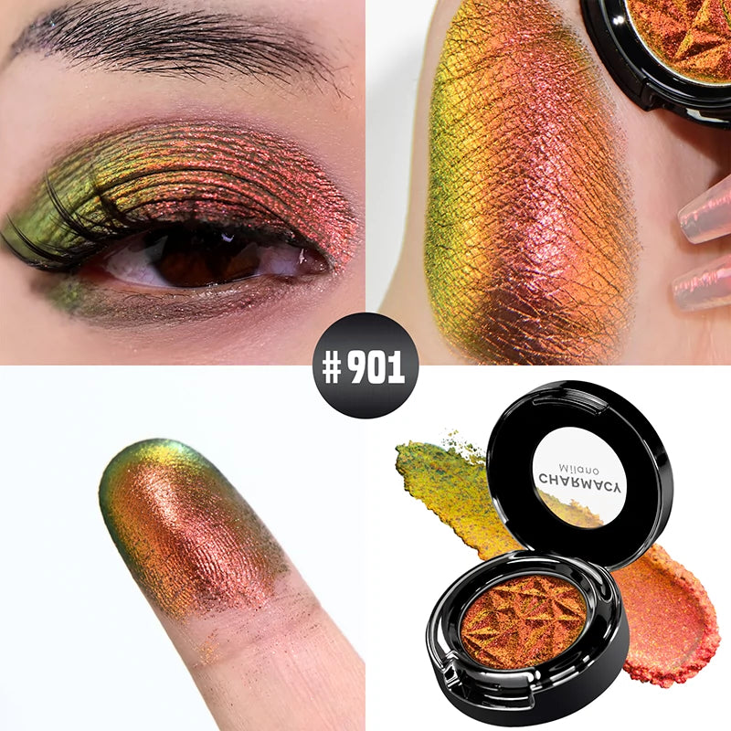 CHARMACY Chameleon Shimmer Eyeshadow 9Series 1.6g - Peachy Glam