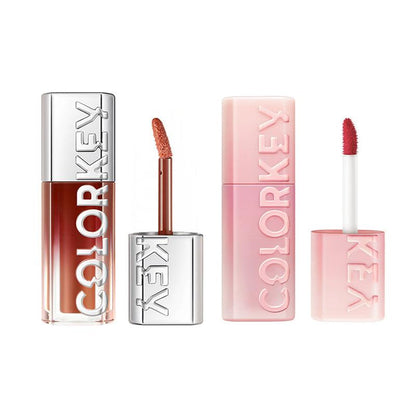 COLORKEY Chasing Light Lip Gloss 3g Highlight Mirror Hydroscopic 3D - Peachy Glam