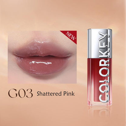 COLORKEY Chasing Light Lip Gloss 3g Highlight Mirror Hydroscopic 3D - Peachy Glam