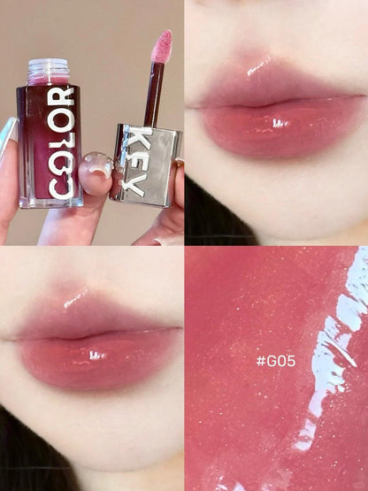 COLORKEY Chasing Light Lip Gloss 3g Highlight Mirror Hydroscopic 3D - Peachy Glam