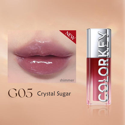 COLORKEY Chasing Light Lip Gloss 3g Highlight Mirror Hydroscopic 3D - Peachy Glam