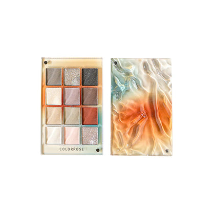 COLORROSE Eyeshadow Palette 9.5g Water Ripple Series Eyeshadow Pallets - Peachy Glam