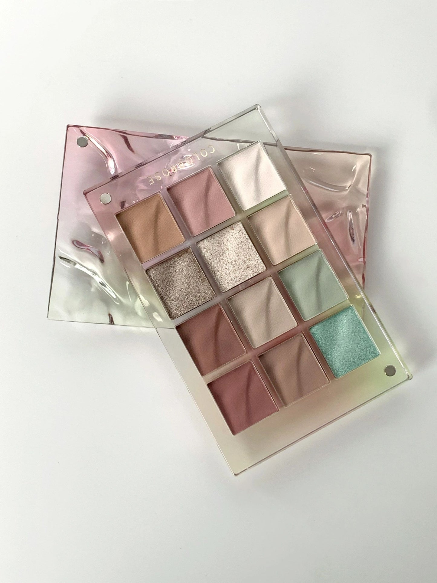 COLORROSE Eyeshadow Palette 9.5g Water Ripple Series Eyeshadow Pallets - Peachy Glam