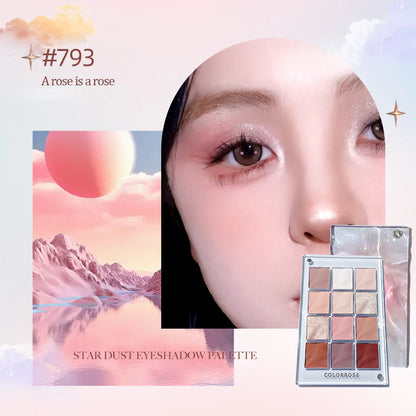 COLORROSE Eyeshadow Palette 9.5g Water Ripple Series Eyeshadow Pallets - Peachy Glam