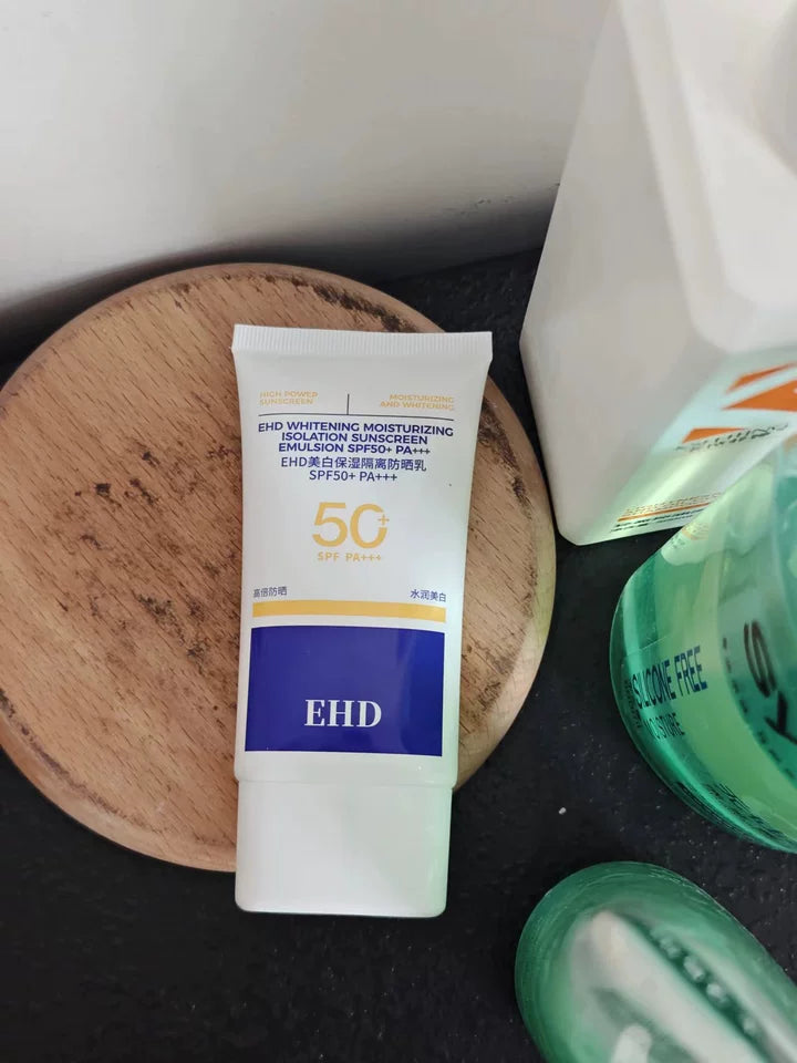 EHD Sun Screen Whitening Sunscreen SPF50+ PA+++ 60g - Peachy Glam