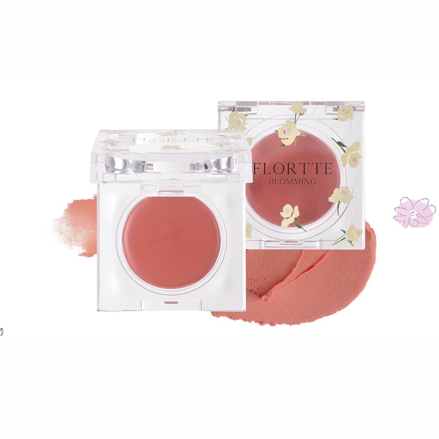 FLORTTE Love Yourself Series Multi-purpose Cream Cheek Lip Eye - Peachy Glam