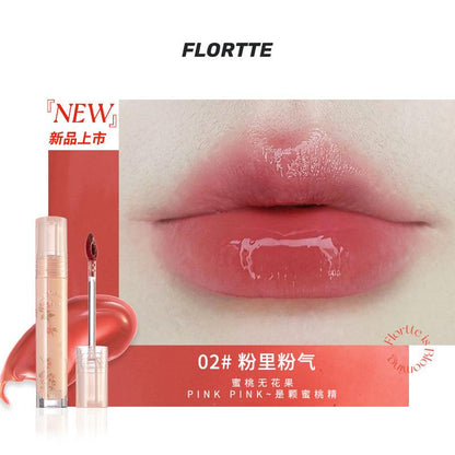 Flortte Nice To Meet Lip Lasting Tint - Peachy Glam