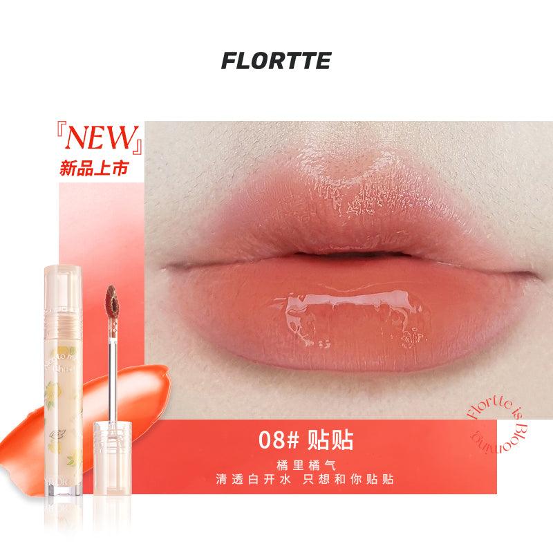 Flortte Nice To Meet Lip Lasting Tint - Peachy Glam