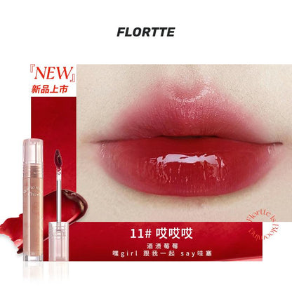 Flortte Nice To Meet Lip Lasting Tint - Peachy Glam