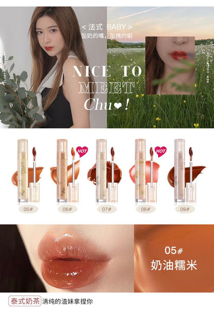 Flortte Nice To Meet Lip Lasting Tint - Peachy Glam