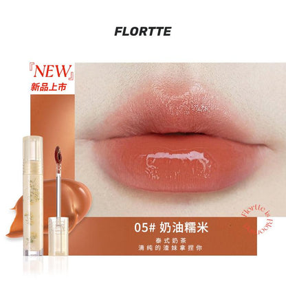 Flortte Nice To Meet Lip Lasting Tint - Peachy Glam