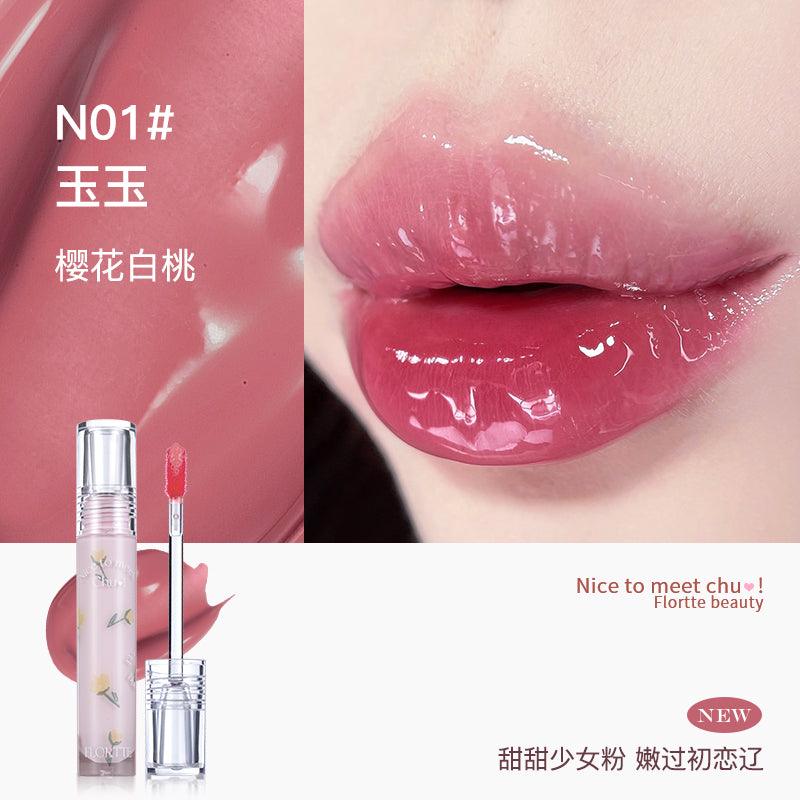 Flortte Nice To Meet Lip Lasting Tint - Peachy Glam