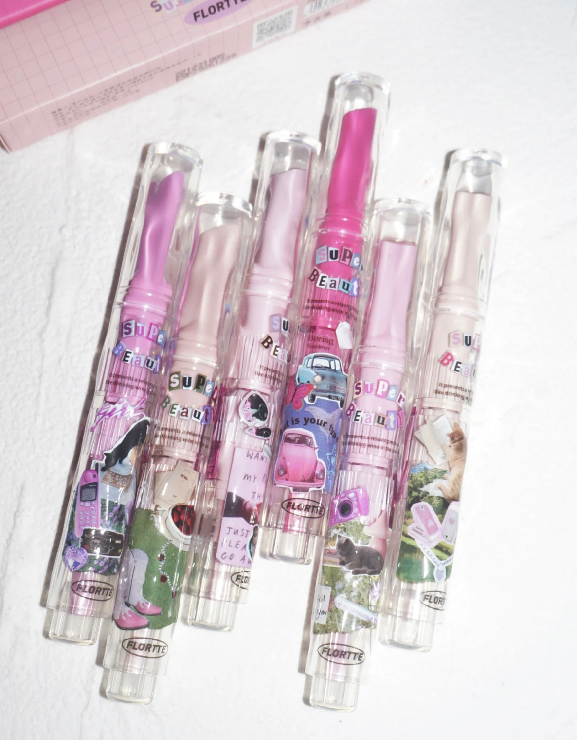 Flortte I Am Super Beauty Series Heart-shaped Hydrating Lipstick 1.5g 花洛莉亚爱心补水唇釉