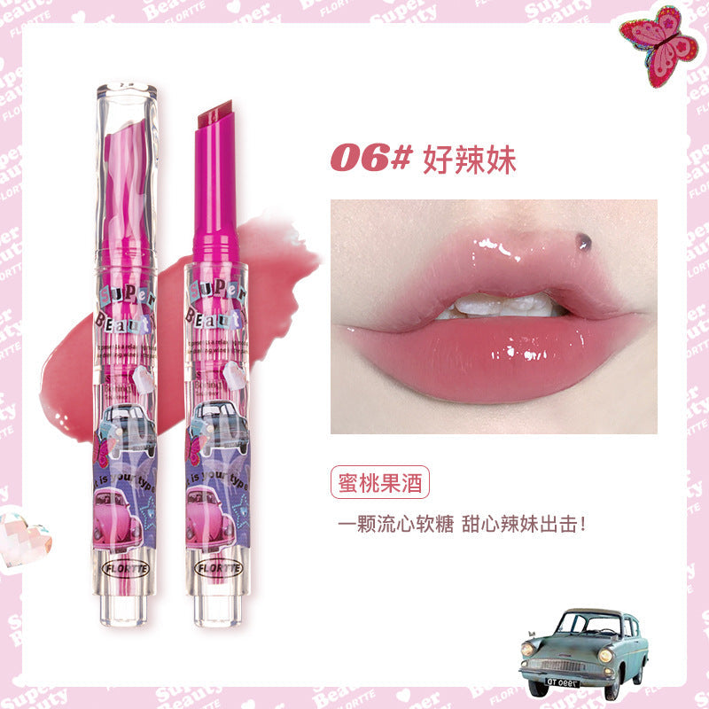 Flortte I Am Super Beauty Series Heart-shaped Hydrating Lipstick 1.5g 花洛莉亚爱心补水唇釉