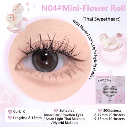 Flortte I Am Super Beauty Series Glue-Free False Eyelashes - Peachy Glam