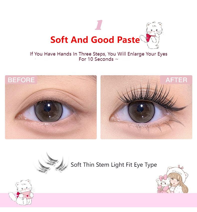 Flortte Mikko False Eyelashes 242pcs - Peachy Glam