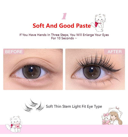 Flortte Mikko False Eyelashes 242pcs - Peachy Glam