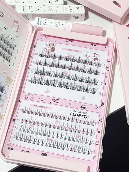 Flortte Mikko False Eyelashes 242pcs - Peachy Glam