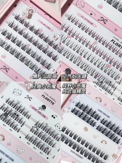 Flortte Mikko False Eyelashes 242pcs - Peachy Glam