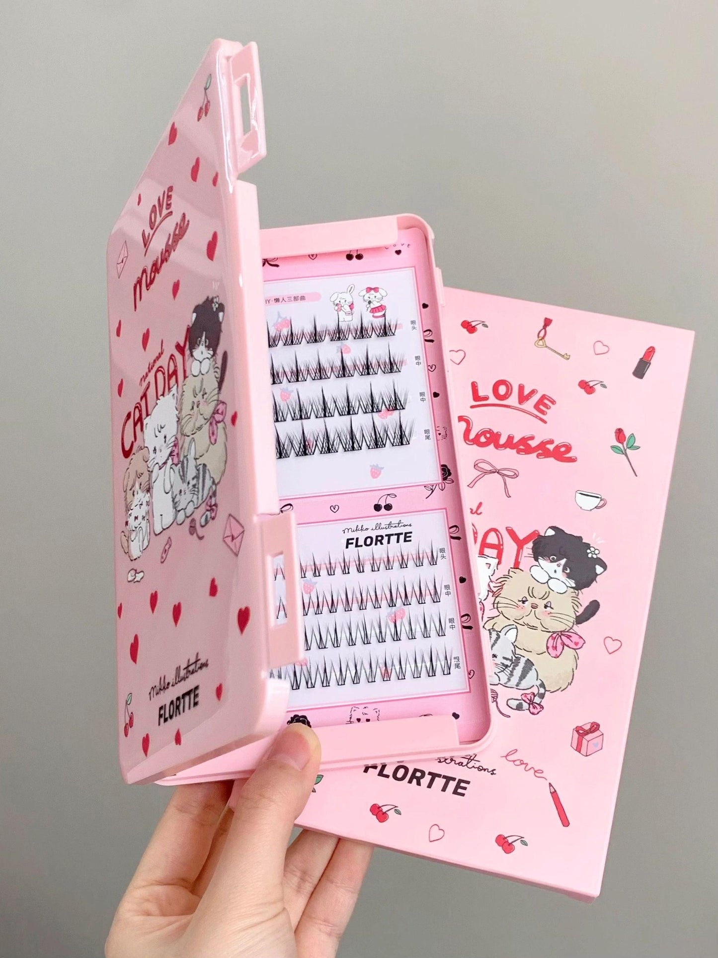 Flortte Mikko False Eyelashes 242pcs - Peachy Glam