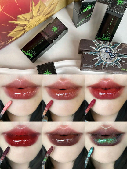Girlcult Dreamland Series Mirror Lip Glaze Moisturizing & Non-sticky 3.5g - Peachy Glam