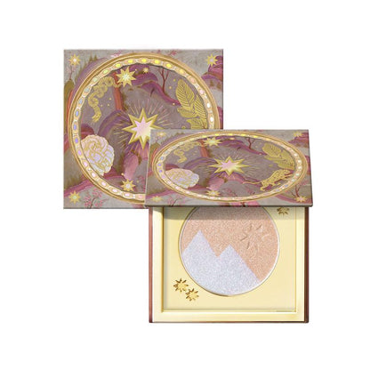 Girlcult Mountain Sea Series Matte & Pearlescent & Diamond Glitter Highlighter Powder - Peachy Glam