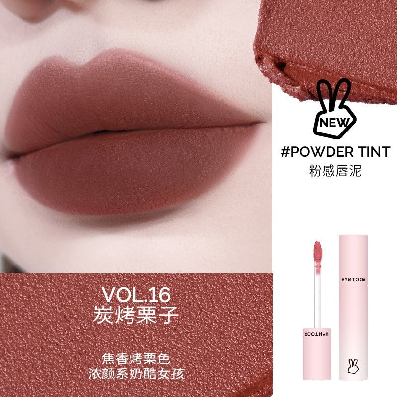 HYNTOOR Macaron Powder Lip Mud 3.5g - Peachy Glam