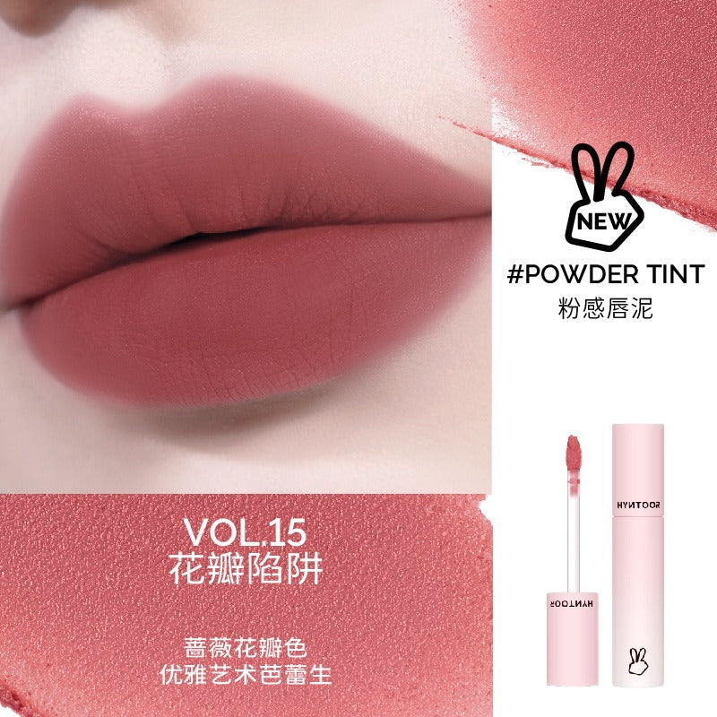 HYNTOOR Macaron Powder Lip Mud 3.5g - Peachy Glam