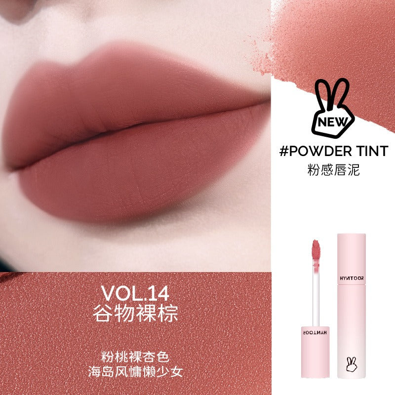 HYNTOOR Macaron Powder Lip Mud 3.5g - Peachy Glam