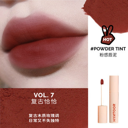 HYNTOOR Macaron Powder Lip Mud 3.5g - Peachy Glam